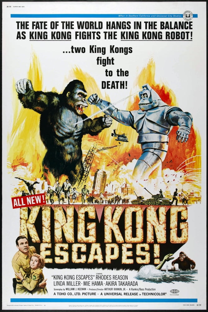 King Kong Escapes U Canvas Art - (24 x 36)