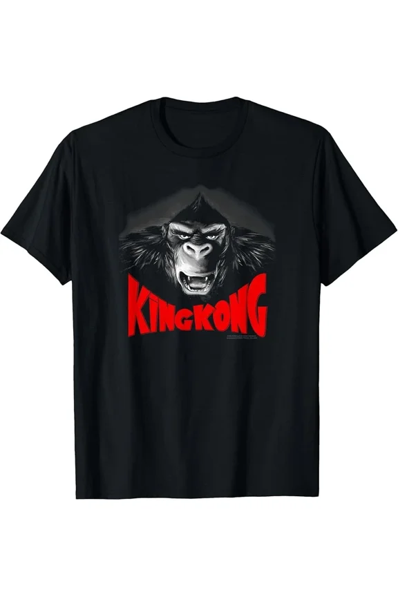 King Kong Face Movie Monster Unique Graphic Design Apparel Unisex T-Shirt up to Size 5XL