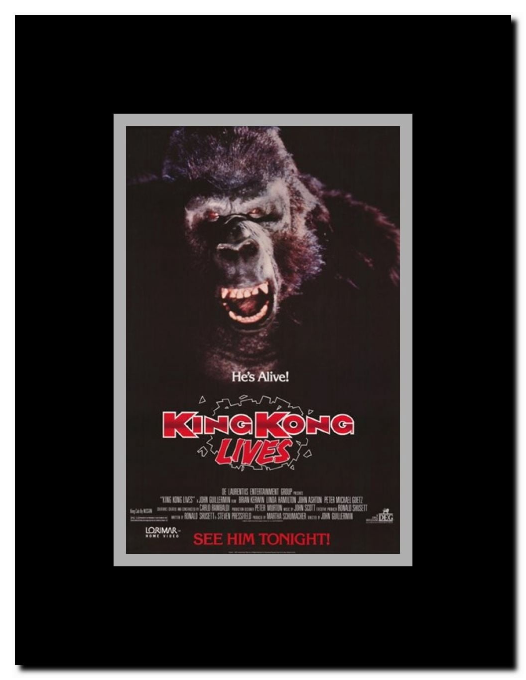 King Kong Lives Framed Movie Poster