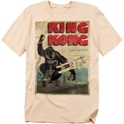 King Kong T-Shirt Old Worn Poster Unisex Graphic Tee For Men & Women