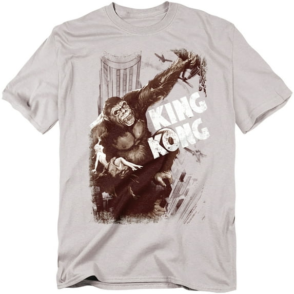 King Kong T-Shirt Sepia Snag Unisex Graphic Tee For Men & Women