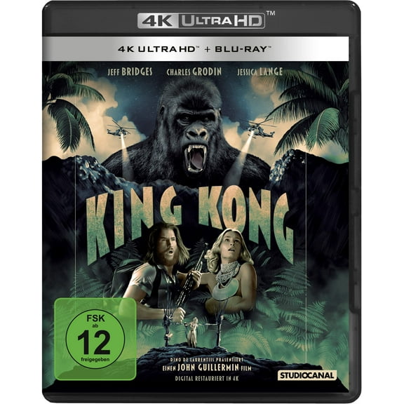 King Kong - Special Edition (+Blu-ray) (4K Ultra HD) Bridges Jeff Lange Jessica Grodin Charles