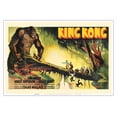 thumbnail image 1 of King Kong - Starring Fay Wray, Robert Armstrong - Vintage French Movie Poster by Pierre Henri de Buncey c.1933 - Master Art Print (Unframed) 13in x 19in, 1 of 4