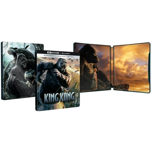 King Kong (Steelbook 4K UHD + 2 Blu-ray) (4K Ultra HD) Naomi Watts Jack Black Adrien Brody
