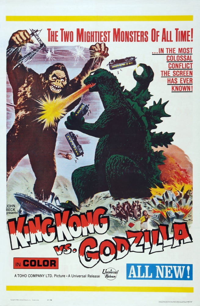 King Kong Vs Godzilla Canvas Art - (24 x 36)