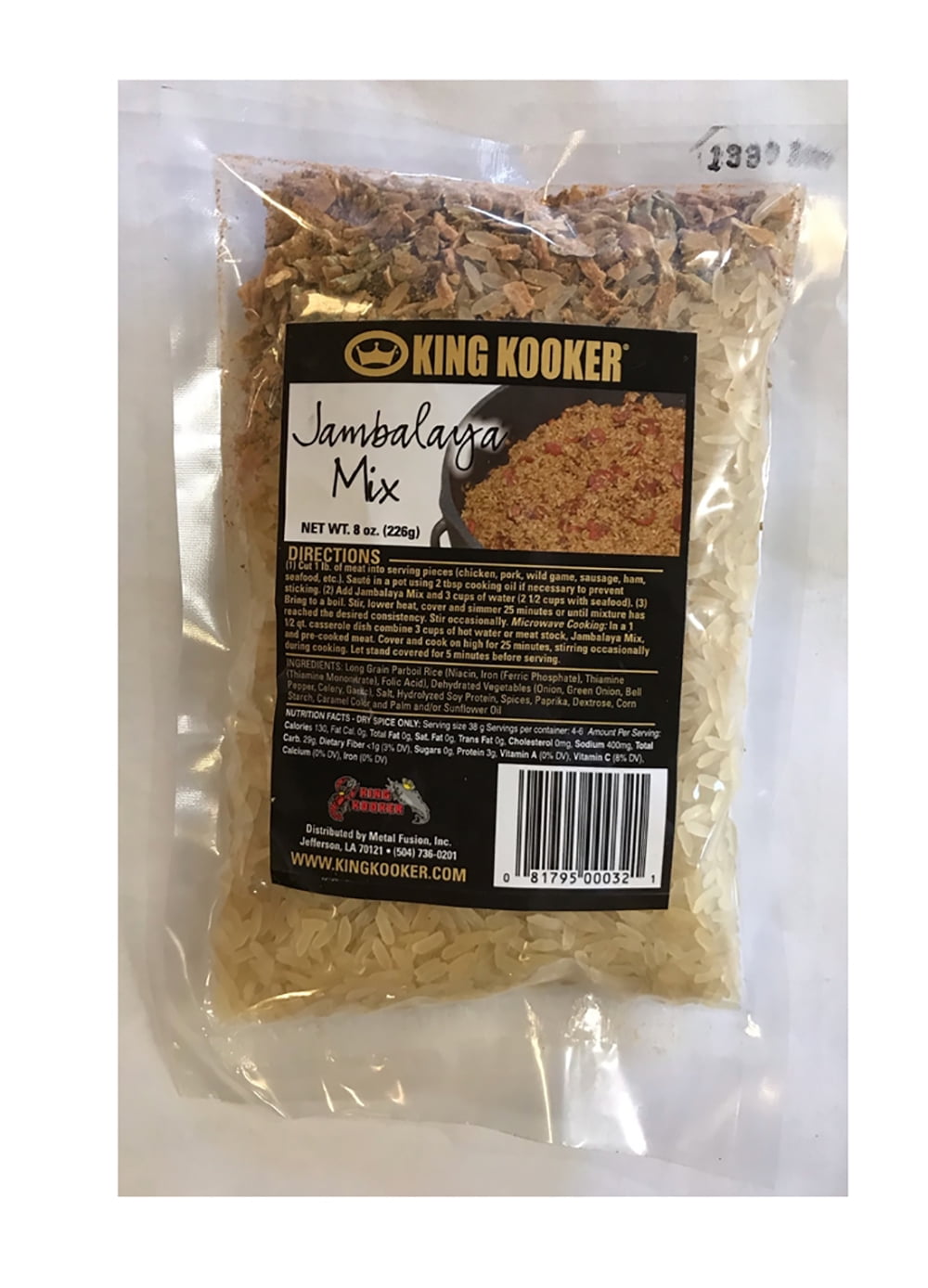 King Kooker 00032 8-Ounce Jambalaya Mix