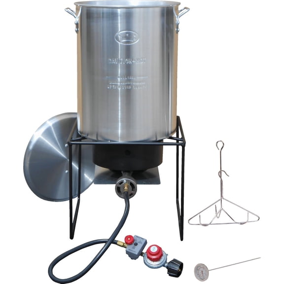 King Kooker 12RTF 29 Qt Aluminum Turker Frying Cooker,Multi,One Size