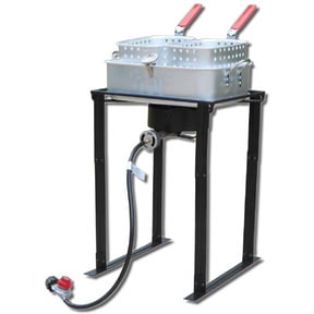 King Kooker 1624 24" Rectangular Outdoor Cooker Package W/ Rectangle Fry Pan