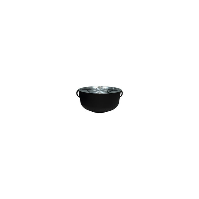 King Kooker 4 Gallon Pre-Seasoned Flat-Bottomed Cast Iron Pot