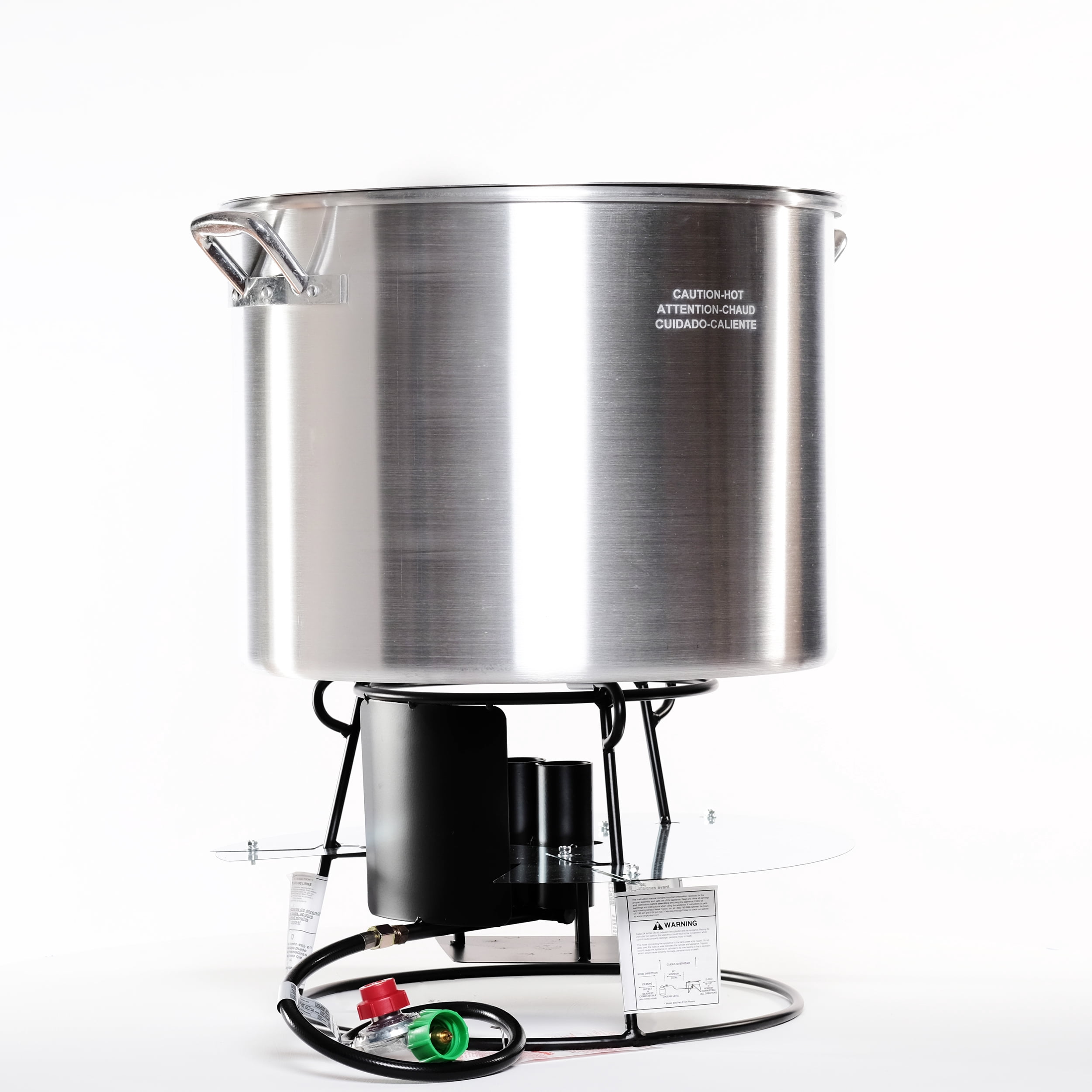 King Kooker 90 Quart Boiling Kit, Propane Double Jet Cooker, Aluminum ...