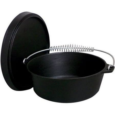 King Kooker #CI4S - 4 Quart Pre-Seasoned Cast Iron Dutch Oven