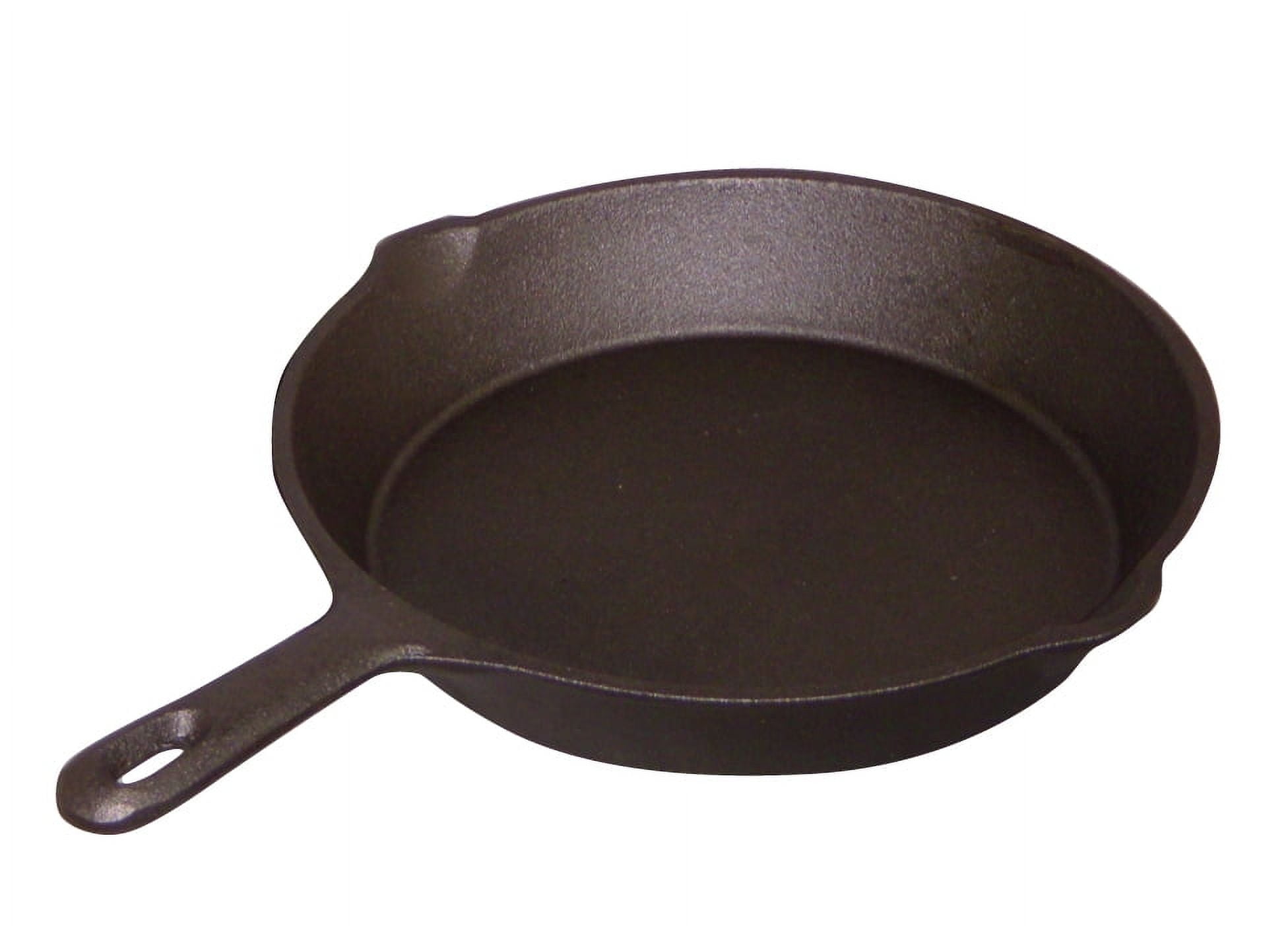 12" Pre-Seasoned Cast Iron Skillet with Helper Handle