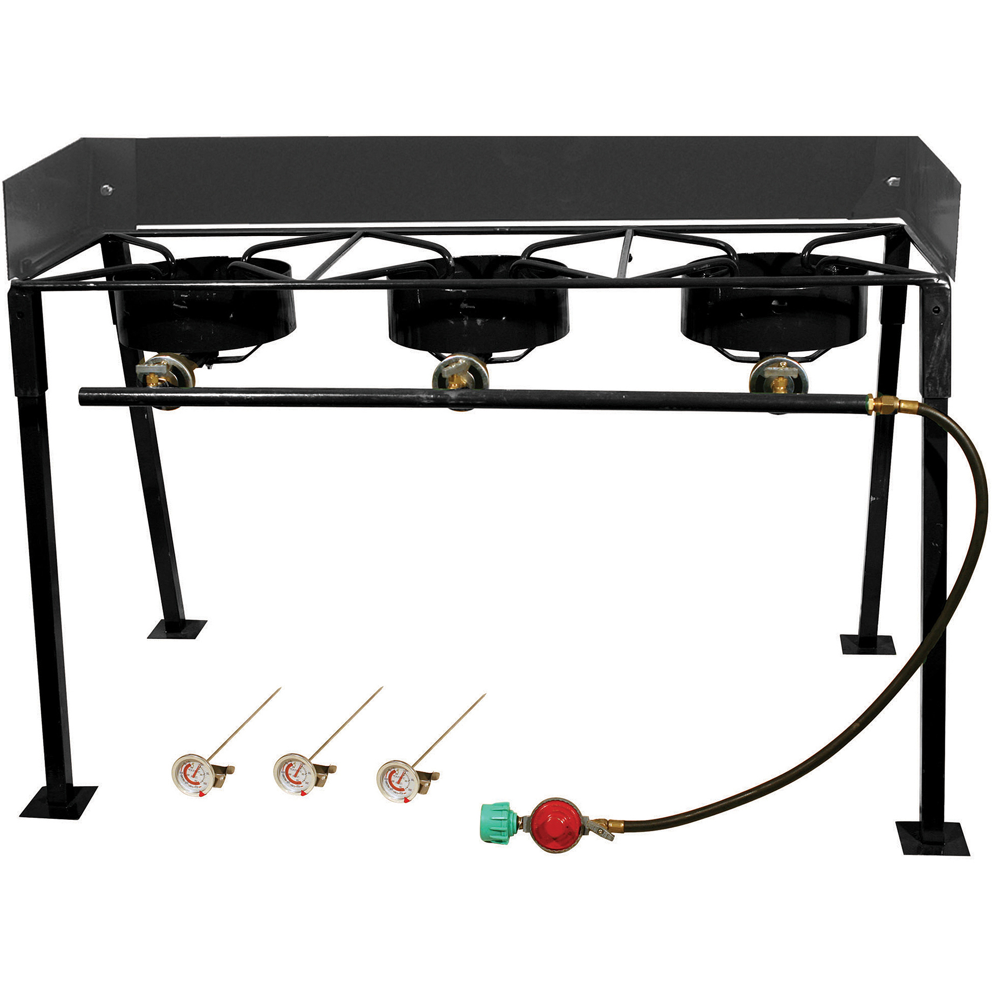 King Kooker #CS42 - Portable 3-Burner Outdoor Camp Stove with Detachable Legs - image 1 of 4