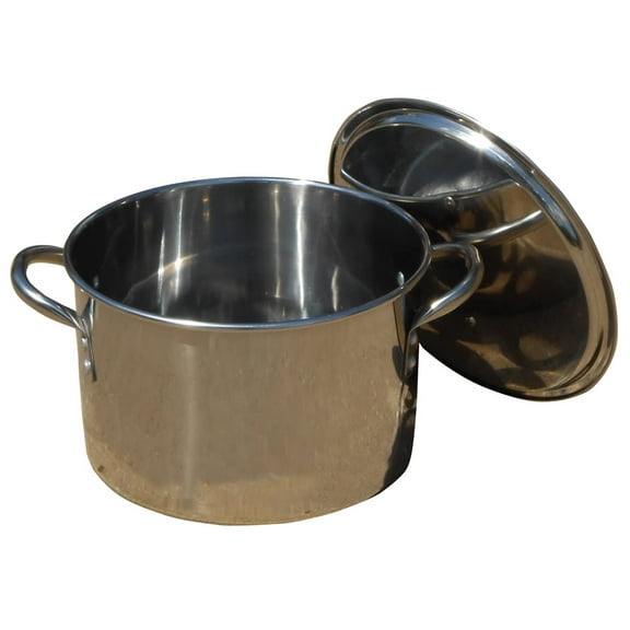 King Kooker #KK12S-12 Qt. Polished Stainless Steel Pot w/Lid SKU: KK12S