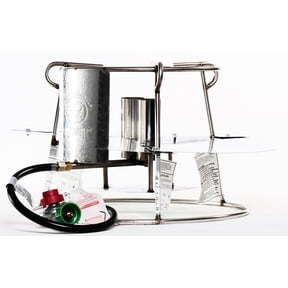 King Kooker Model # SS1316N - Stainless Steel Portable Propane Outdoor Double Jet Cooker Package.