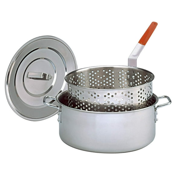 King Kooker Stainless Steel Deep Fry Pan With Lid