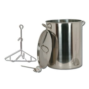 King Kooker Stainless Steel Turkey Fry Pot 30 Qt. Stainless Steel Turkey Pot