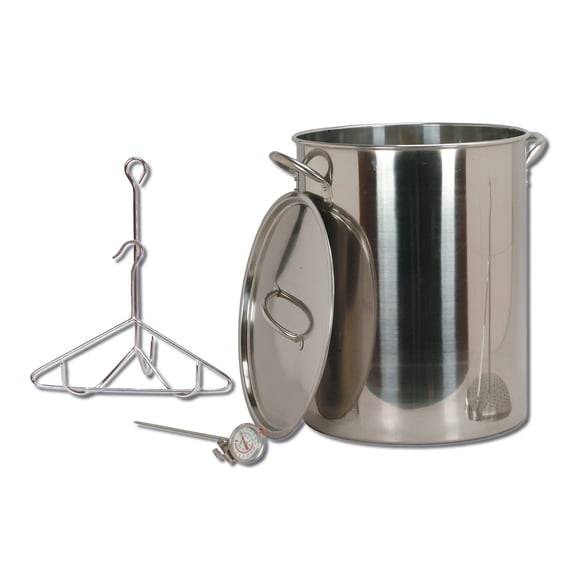 King Kooker Stainless Steel Turkey Fry Pot 30 Qt. Stainless Steel Turkey Pot