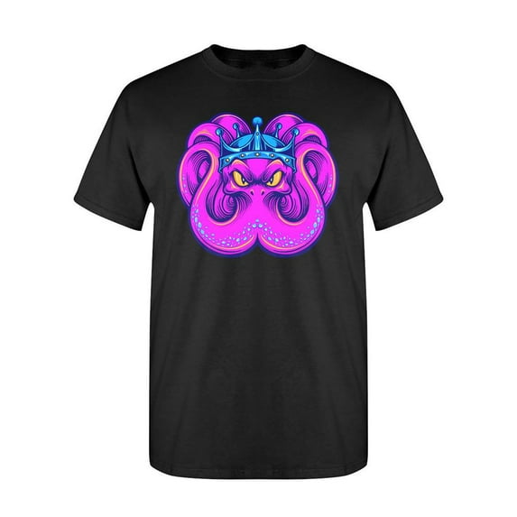 King Kraken Mascot T-Shirt Men -Image by Shutterstock, Male Large
