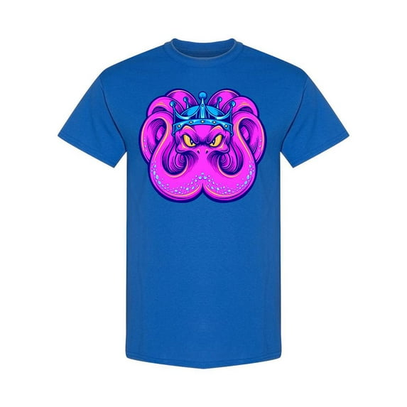 King Kraken Mascot T-Shirt Men -Image by Shutterstock, Male Small