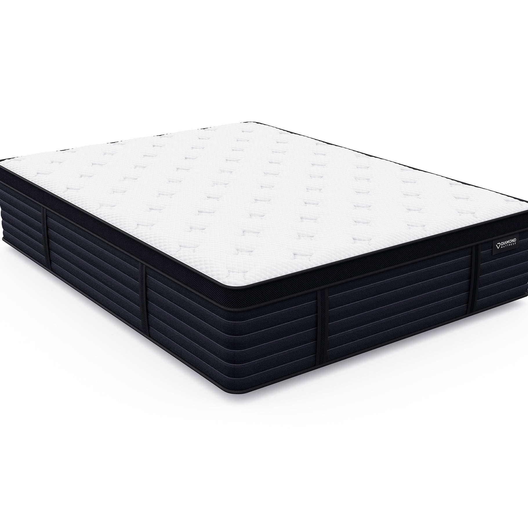 King - Latex Mattress With , 14.5", Firm, White Rest Bedding