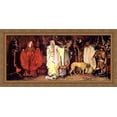 thumbnail image 1 of King Lear: Cordelia's Farewell 40x20 Large Gold Ornate Wood Framed Canvas Art by Edwin Austin Abbey, 1 of 2