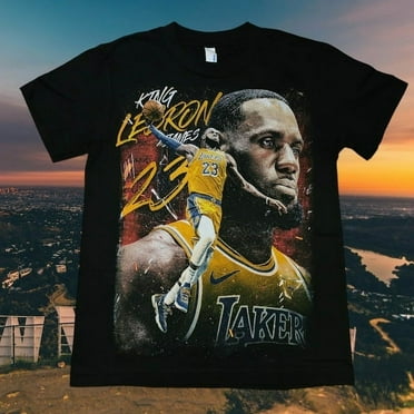 King Lebron James #23 graphic T-shirt