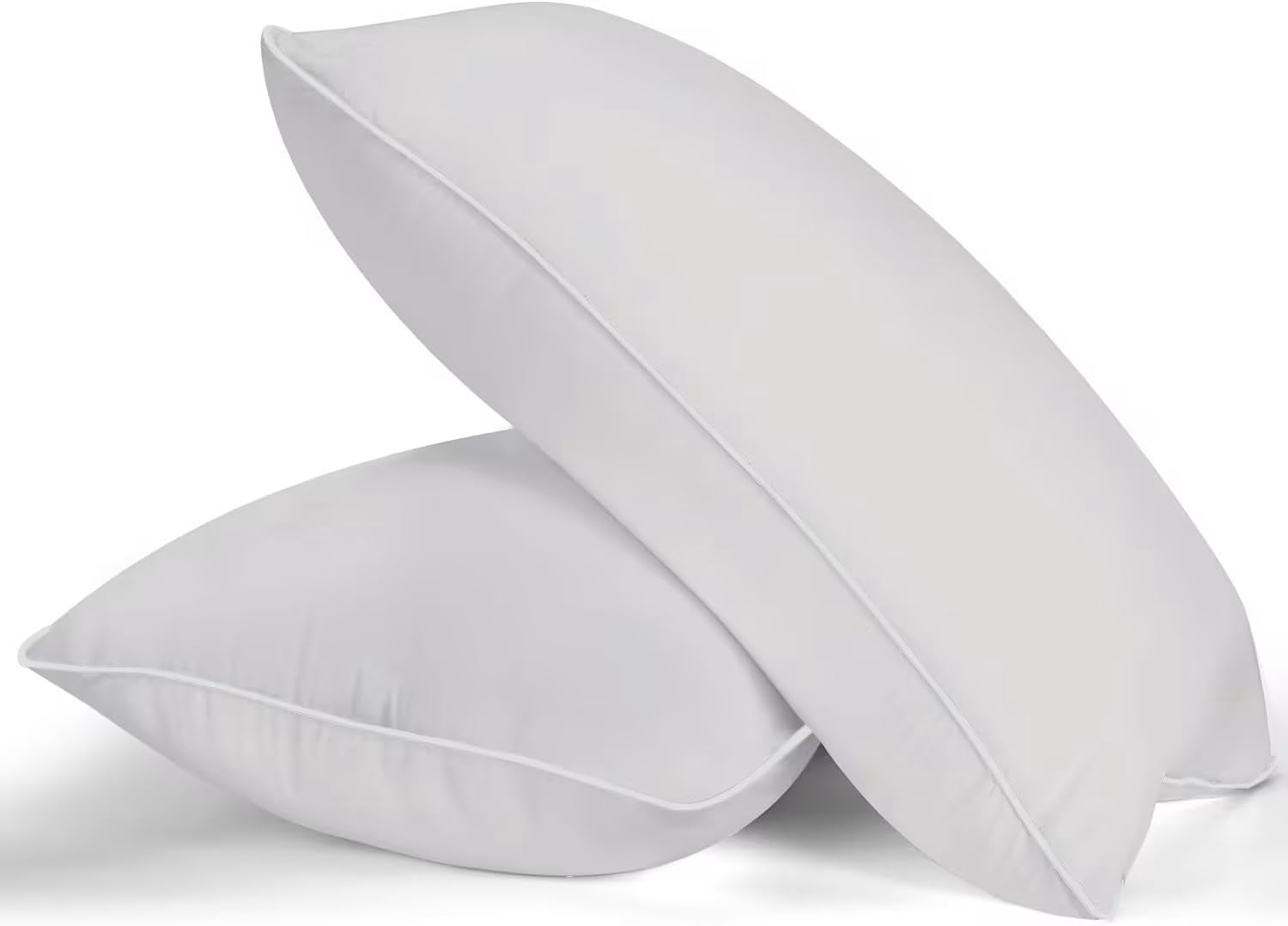 King Light Grey Bed Pillows, Set of 2, Sleeping Use - Walmart.com