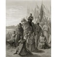 thumbnail image 1 of King Louis IX Before Damietta During His First Crusade in 1249 Poster Print, Large - 26 x 34, 1 of 1