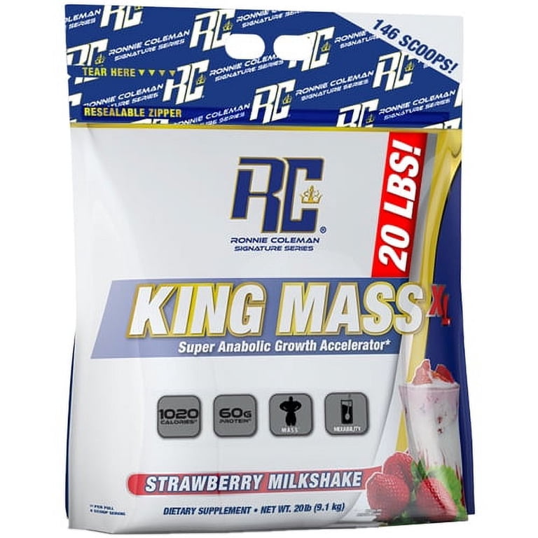 Ronnie Coleman King Mass XL Gainer, High Protein, 60G Protein