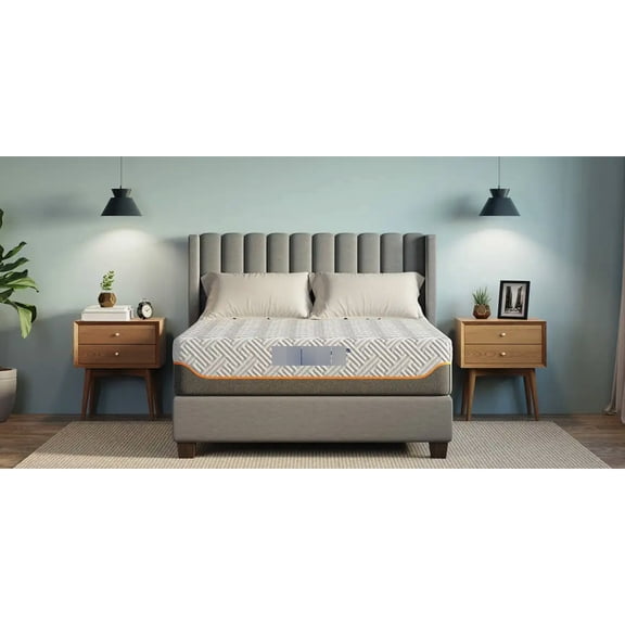 & King Mattress, 11.5" Luxury, Breathable Foam And Comfortable Cover Standard 100 Charcoal Memory Soft For A Rest