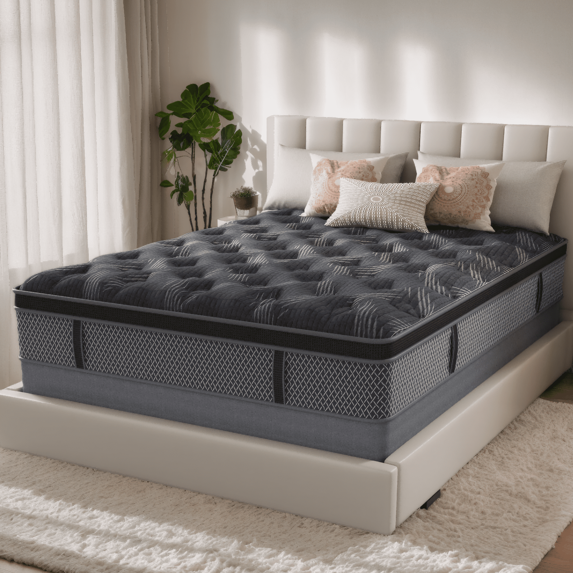 Behost 12 inch Twin Size Mattress, Pocket Spring Motion Isolation Memory Foam Mattress in a Box