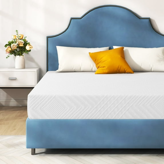 King Mattress,8 inch Gel Memory Foam Mattresses for Back & Pressure Relief, Mattress in a Box