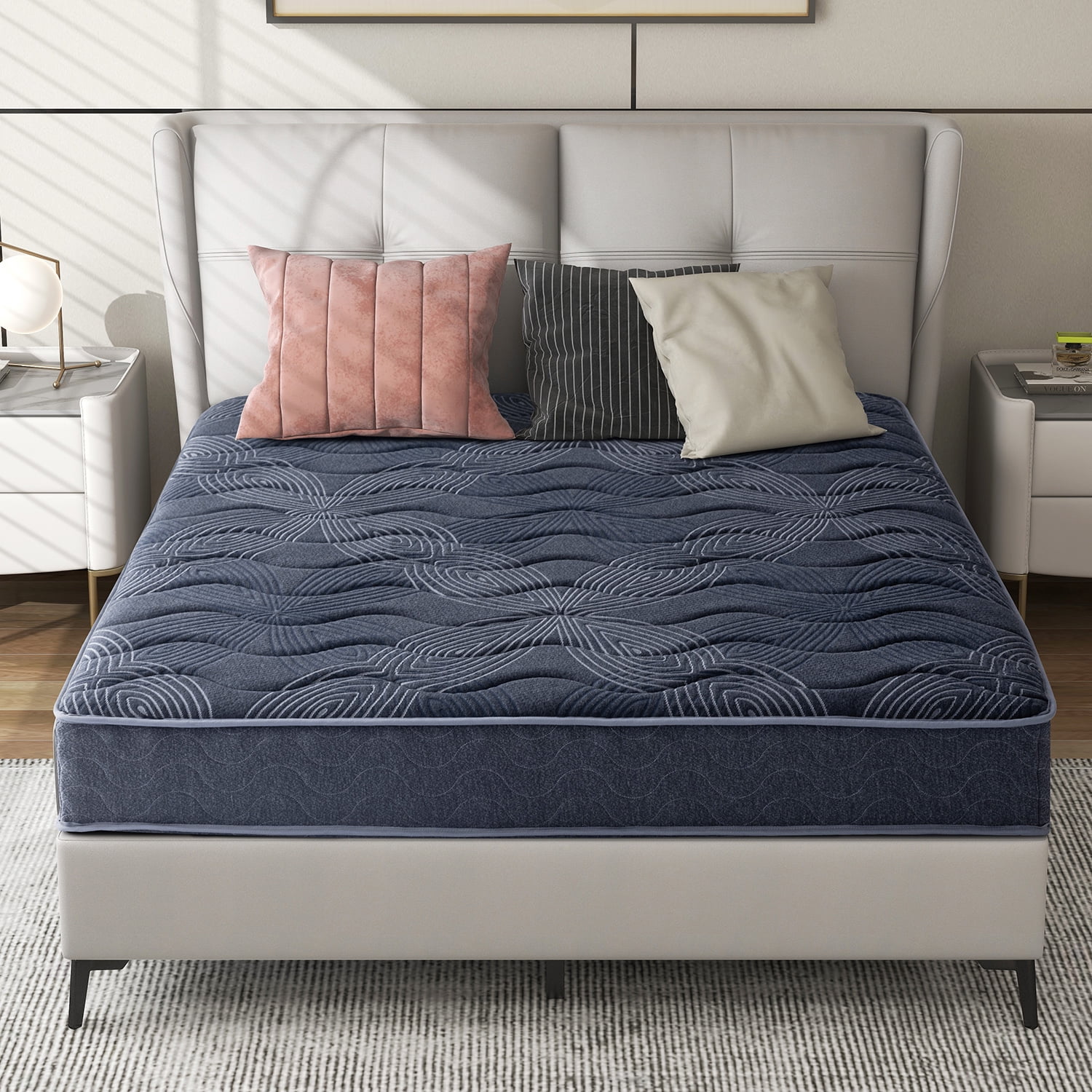 9 Inch King Size Memory Foam Hybrid Mattress - Queen - Walmart.com