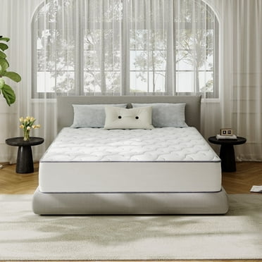 King Mattress,Babo Care 10 Inch Cooling-Gel Memory Foam and Individually Pocket Innerspring Hybrid Mattress, King Bed Mattress in a Box, CertiPUR-US Certified, Medium King Size Mattress-White