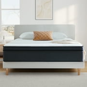 King Mattress, Madinog 12 inch Hybrid Mattress Medium Plush Innerspring Mattress in a Box,76"X80"X12"