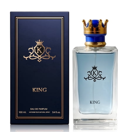 King Men's Perfume, 100ml (3.4 fl oz) King Eau De Toilette For Men Natural Spray – Long Lasting Classic Fragrance For Daily Wear