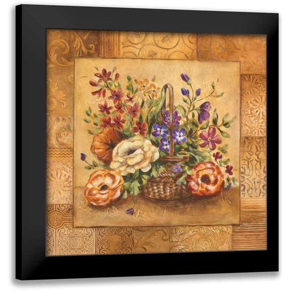 King, Michael 12x12 Black Modern Framed Museum Art Print Titled - Firenze Sampler I