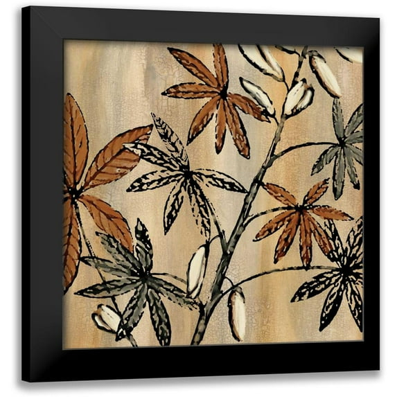 King, Michael 20x20 Black Modern Framed Museum Art Print Titled - Natures Graphic II