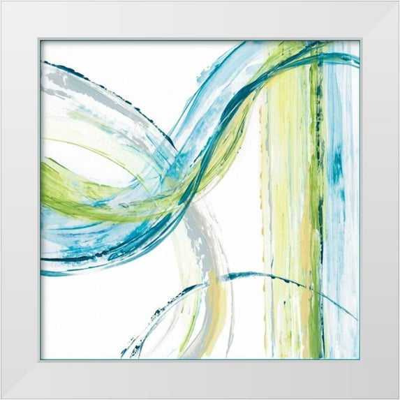 King, Michael 20x20 White Modern Wood Framed Museum Art Print Titled - Carousel IV