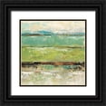 thumbnail image 1 of King, Michael 26x26 Black Ornate Wood Framed with Double Matting Museum Art Print Titled - Living Green I, 1 of 4