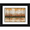 thumbnail image 1 of King, Michael 32x23 Black Ornate Wood Framed with Double Matting Museum Art Print Titled - Treeline, 1 of 4