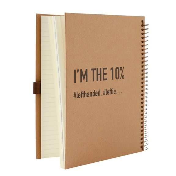 King Mills Left Handed Notebooks College Ruled, 160 Pages 1 Subject, Size 8.5" X 5.7" 1pk