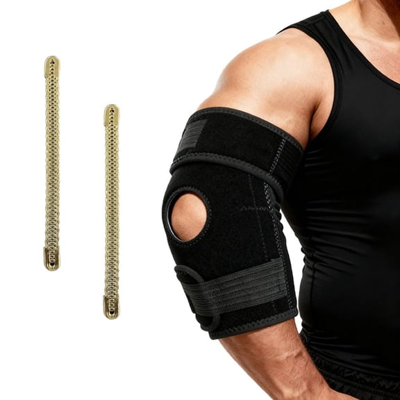 King Mills Plus Size Arm Brace for Tennis Elbow, Ideally Used as Elbow Stabilizer Brace for Relieving Tendonitis, Arthritis, Bursitis, Sprains, and Strains in Tennis, Bowling, and Daily Activities.