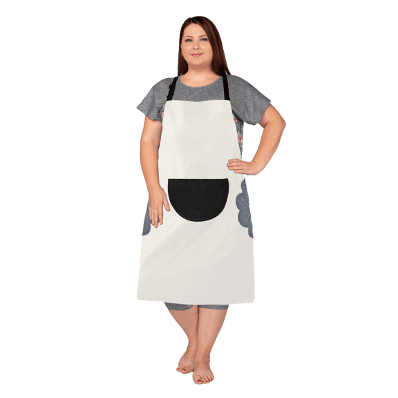 King Mills Plus Size Waterproof Apron With Pockets For Kitchen Use. Attached With Towel For Handwipe