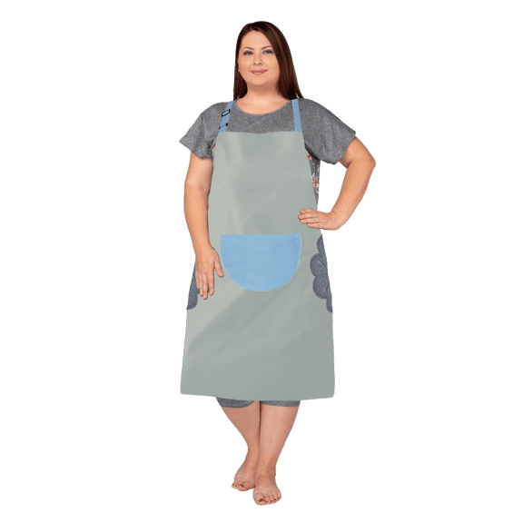 King Mills Plus Size Waterproof Apron With Pockets For Kitchen Use. Attached With Towel For Handwipe