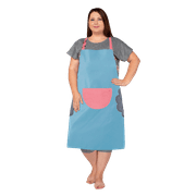 King Mills Plus Size Waterproof Apron With Pockets For Kitchen Use. Attached With Towel For Handwipe