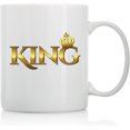 thumbnail image 1 of King Mug - 11oz and 15oz Funny Coffee Mugs - The Best Funny Gift for Friends and Colleagues - Coffee Mugs and Cups with Sayings by, 1 of 6