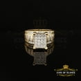 thumbnail image 1 of King Of Bling's 925 Yellow Sterling Silver 3.00ct Cubic Zirconia Cinderella Womens Ring Size 10, 1 of 12