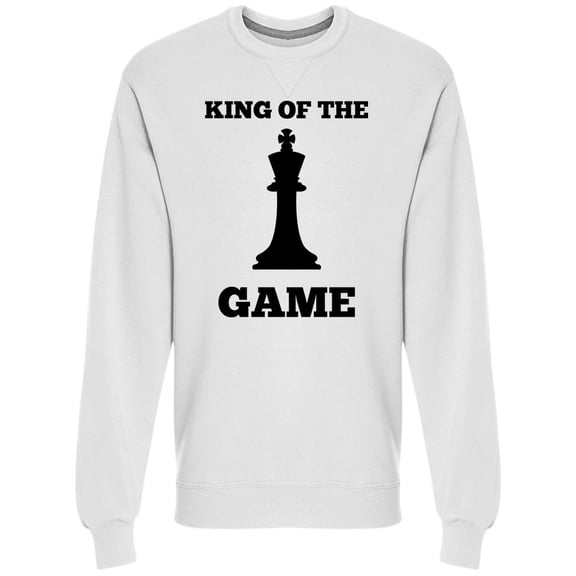 King Of Chess Graphic Sweatshirt Men -Image by Shutterstock, Male x-Large